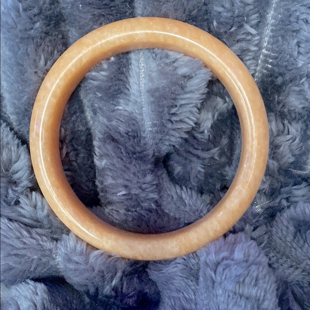 Elegant gorgeous orange jade Bangle Bracelet